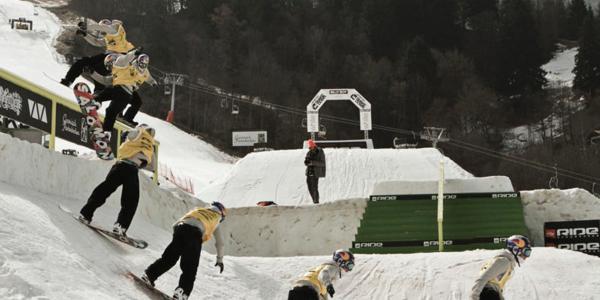 Jamie Nicholls wins the Ride Shakedown in Garmisch