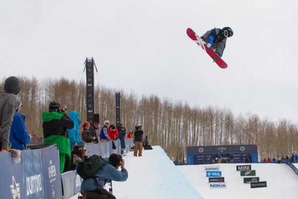 2014 US Open Mens Halfpipe Semis first place to Yiwei Zhang