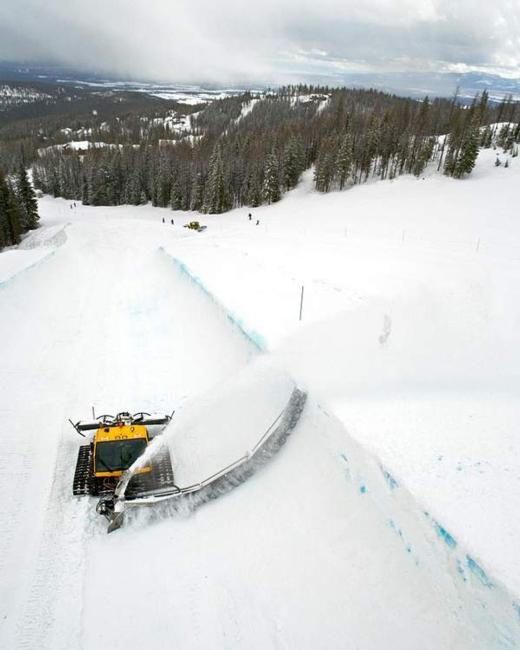 Big Mountain's new superpipe
