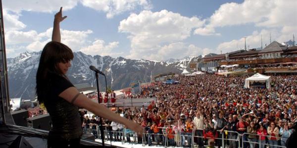 Mel C adds spice to end of season at Ischgl