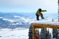Ski Resort Jackson Hole in USA