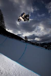 Swiss clean sweep in mens halfpipe at Evolution 11