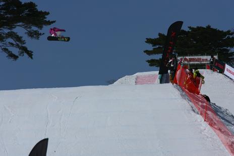 Asian open 09 slopestyle - Jamie Anderson