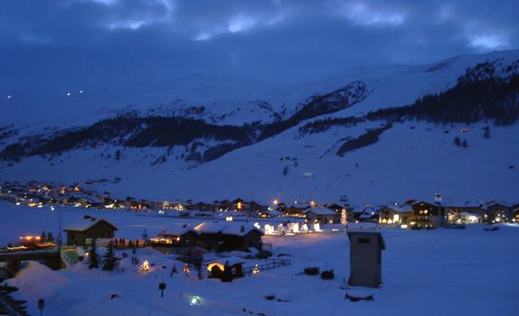 Livigno at night