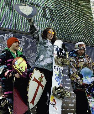 White wins the 2008 US Open Slopestyle