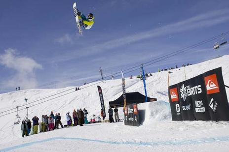 Nate Kern lands a 1260 to win Big Air at the Brits
