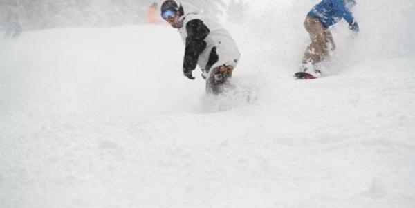 Copper mountain being puked on