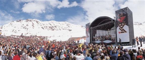 Ischgl end of season stage