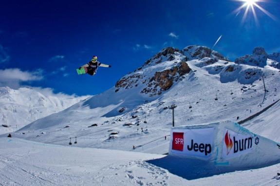 Enni Rukajarvi in the womens 2011 Europe Winter X Games Slopestyle Final