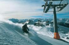 Ski Resort Zillertal Arena in Austria