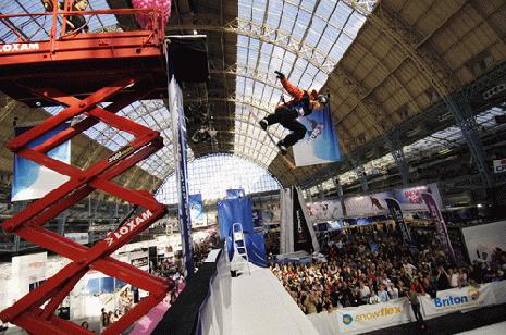 Metro Ski Show Quarter Pipe
