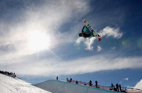 Peetu Piiroinen in NZ Games mens halfpipe 2009