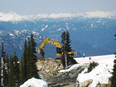 Work on new Gondola started at Whistler