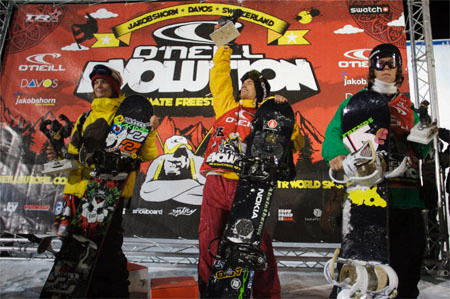 Nicolas Mueller wins Evolution Quarterpipe
