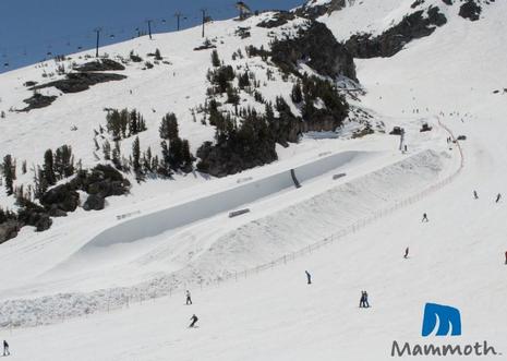 Mammoths 2009 spring halfpipe