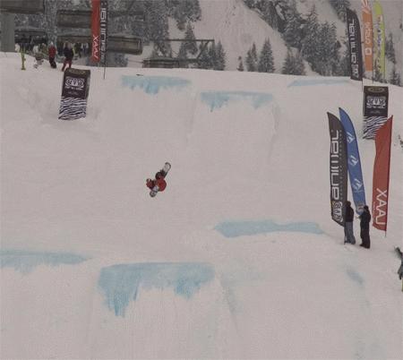 Mens slopestyle, BRITS 2008, Laax