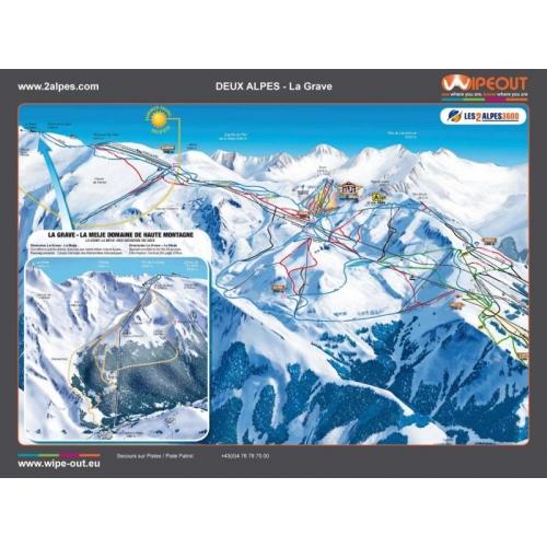 Les Deux Alps 2011-12 wipeout piste map