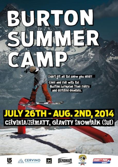 Burton Summer Camp Poster 2014