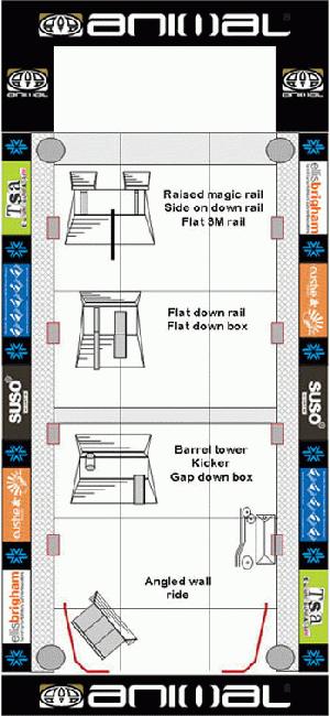 2008 Britsh Slopestyle course
