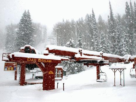 16inches of fresh pow at the Canyons 5th Nov 08