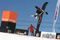 Halfpipe action at the Brits