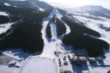 Ski Resort Bai Qing Zai in China