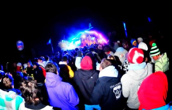 Big Snow Festival 2010, mountain side stage