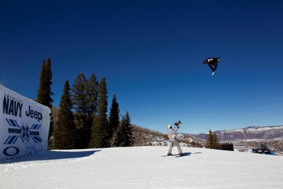 Shaun White competes in Men's Slopestyle Elimination at Winter X Games 15