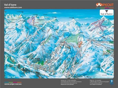 Espace Killy 2010/11 Wipeout Map