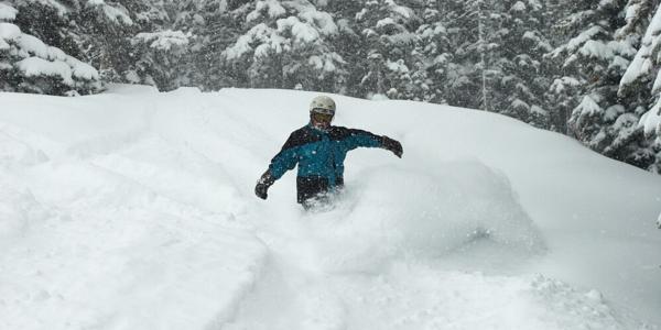 Aspen deep in it