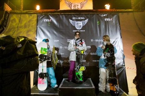 Billabong Air-Style09 winners podium