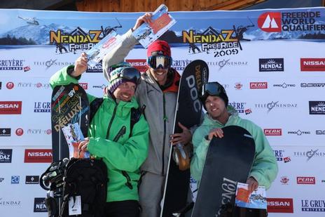 Nendaz Freeride 2009 Podium