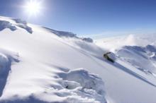 Ski Resort Mt Hutt in New Zealand