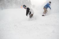 Copper mountain being puked on