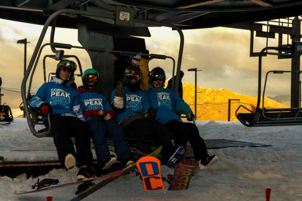 First on the chair at Coronet Peak