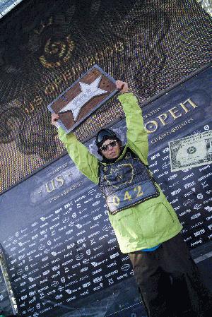 US Open 2008, TTR champ Kevin Pearce