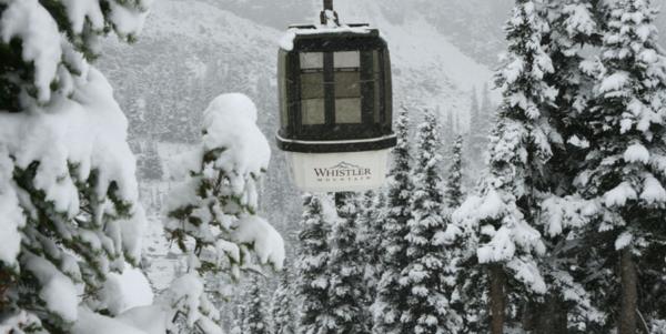 First snow at Whistler