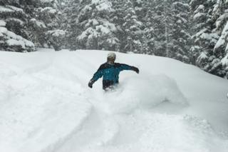 Aspen deep in it