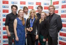 Jenny Jones and stars of Sochi celebrate success!