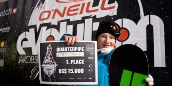 Piiroinen takes O’Neill Evolution 2009 quarterpipe