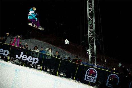X-Games 09, Women's Halfpipe Finals. Gretchen Bleiler.