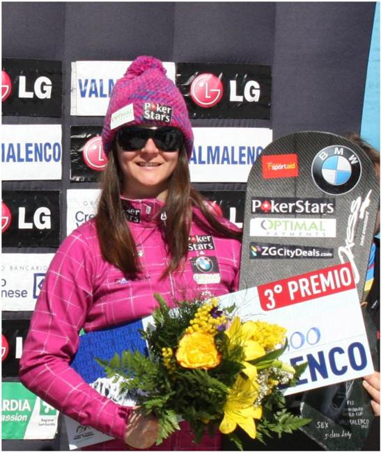 Gillings Wins World Cup Finals Podium in Italy