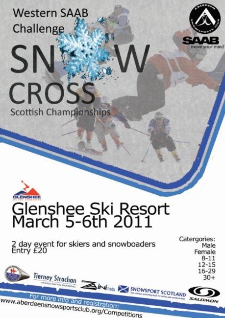 Scottish Snowcross challenge 2011 flyer