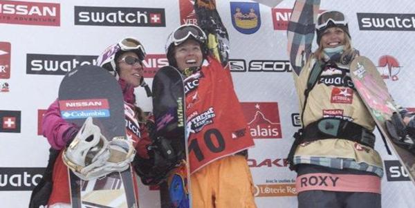 ShannanYates takes womens Nissan Xtreme in Verbier