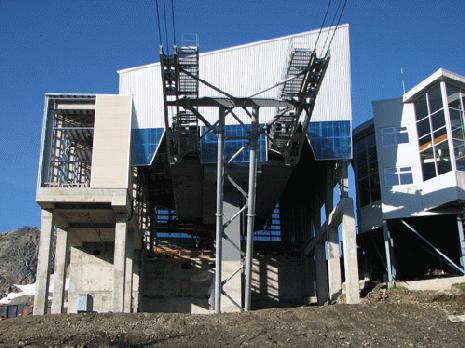 Peak-2-Peak Gondola progress 18th Sep 08