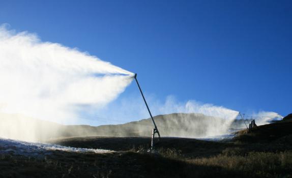 Snowmaking begins at Hemsedal 15th October 2010