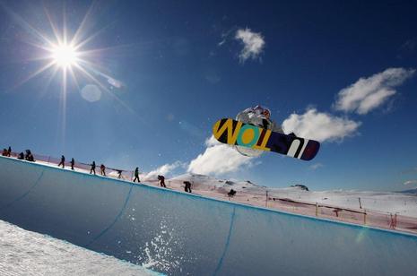 Jiayu Liu winner of the NZ Games halfpipe 2009
