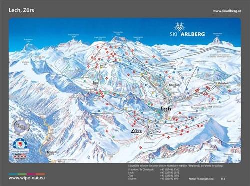 Arlberg 2010/11 Wipeout Map