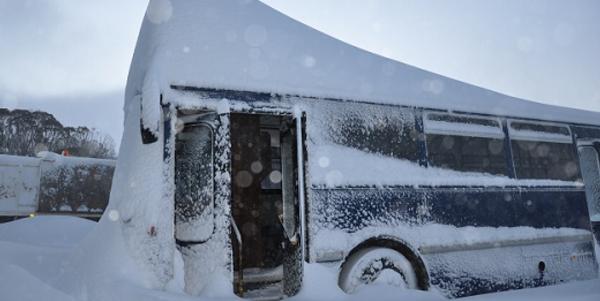Snow arrives in Perisher