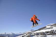 Ski Resort Sestriere in Italy